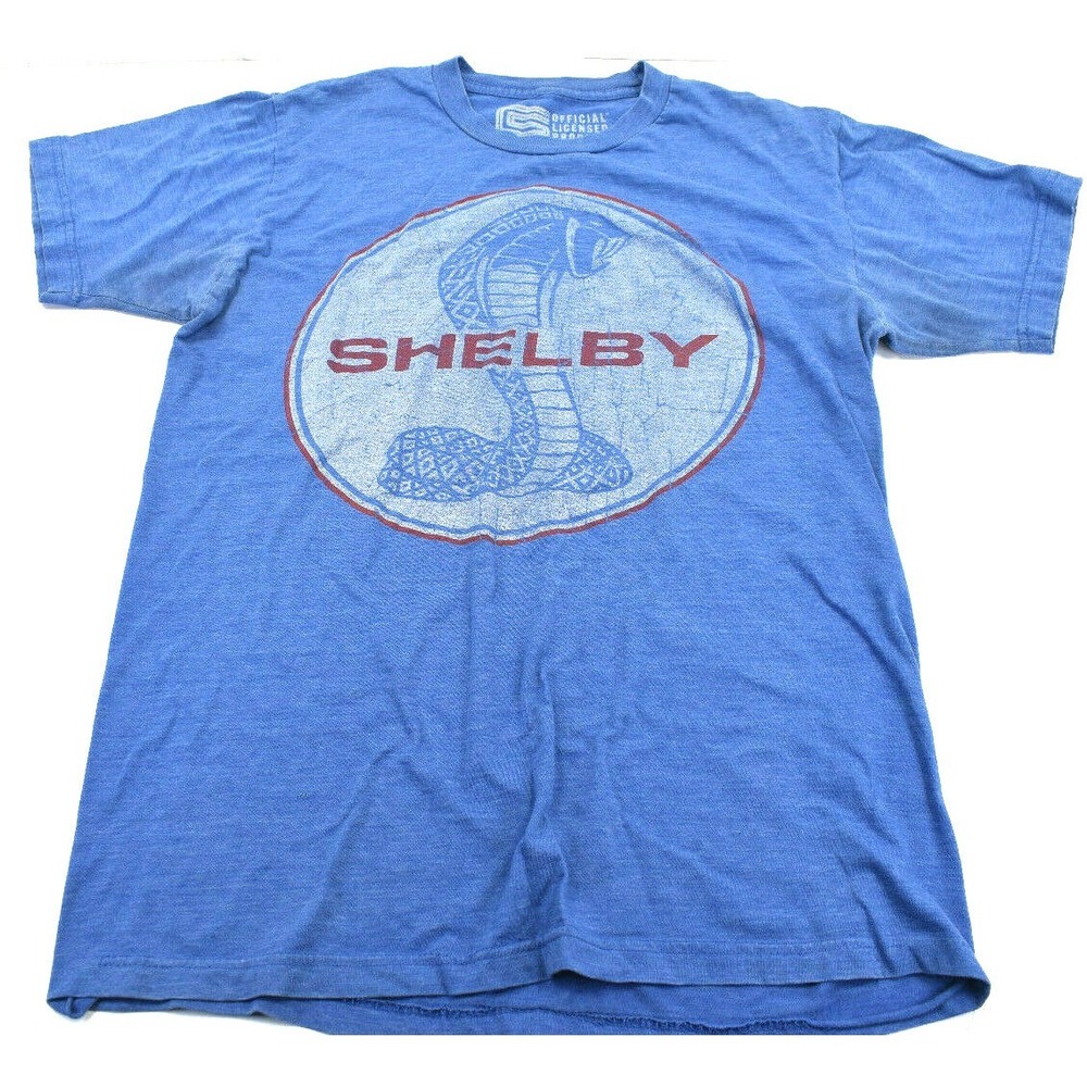 Shelby Mustang Men's T Shirt American Muscle Logo Official Licensed‎ Cobra Sz M